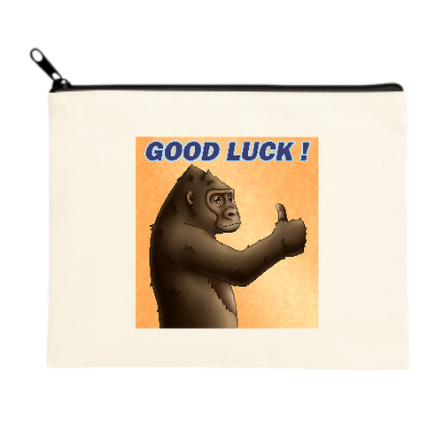 ポジティブゴリラ＃１ キャンバスポーチ（Ｍ）