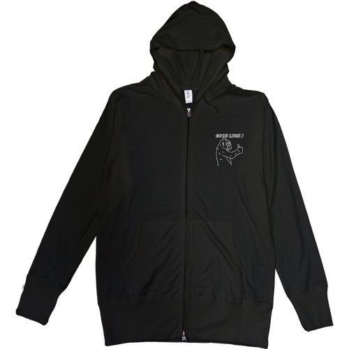 ポジティブゴリラ＃１ ジャージージップパーカー