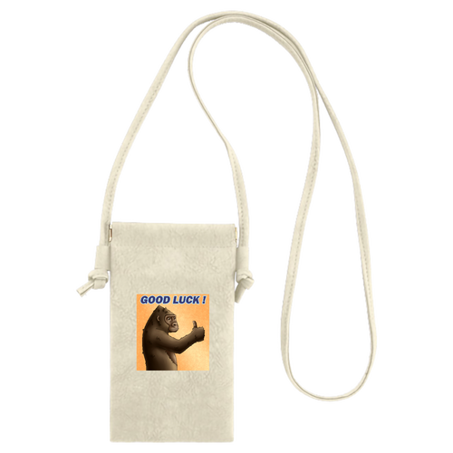 ポジティブゴリラ＃１ イージーオープンスマホネックポーチ