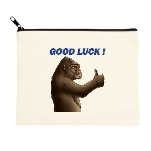 ポジティブゴリラ＃１ キャンバスポーチ（Ｍ）