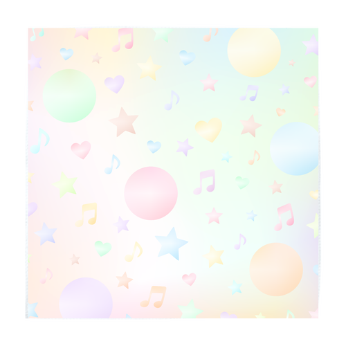 キラキラの祝福 ソフトタッチミニタオル