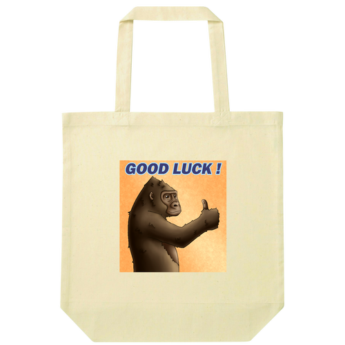 ポジティブゴリラ＃１ ナチュラルコットンバッグ