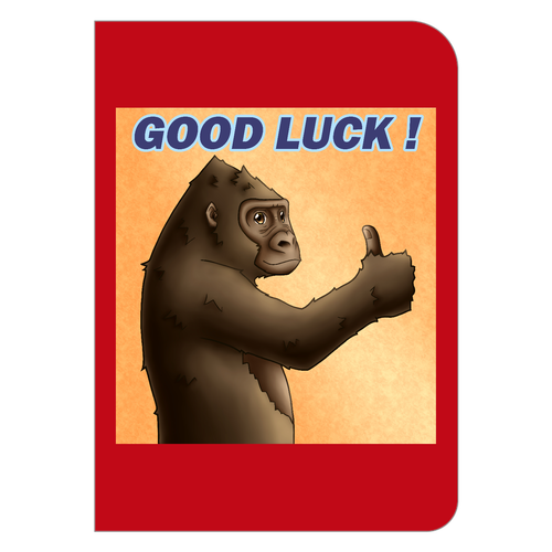ポジティブゴリラ＃１ ハードカバーポケットノート