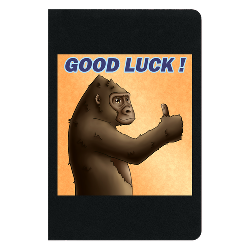 ポジティブゴリラ＃１ ハードカバーノート（罫線）