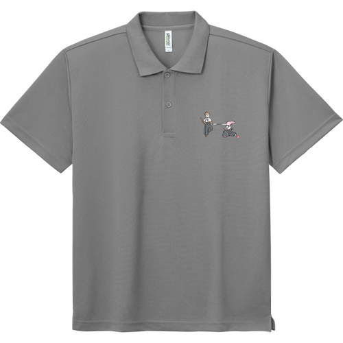 薙刀〜猿兎切威〜　胸元プリントver ドライポロシャツ