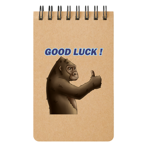 ポジティブゴリラ＃１ リサイクルＡ７リングメモ　ナチュラル