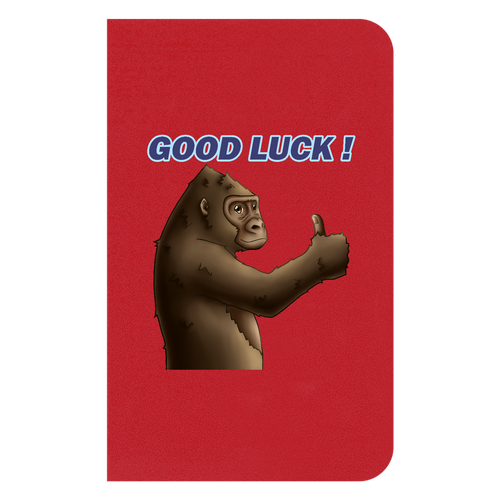 ポジティブゴリラ＃１ ハードカバーミニノート（罫線）