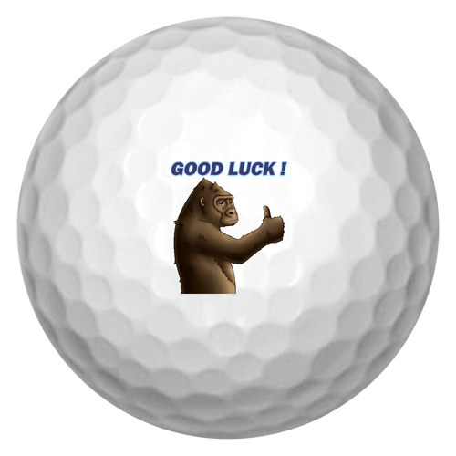 ポジティブゴリラ＃１ ゴルフボール(3個セット)