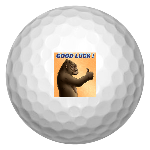 ポジティブゴリラ＃１ ゴルフボール(3個セット)
