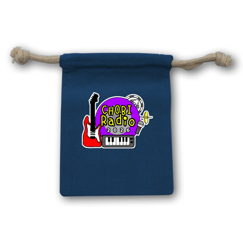 ちょびラジオ2026巾着(SS) コットン巾着（SS）