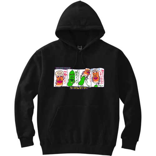 ワーチクノナーアー 軽量プルパーカー (長袖プリント)