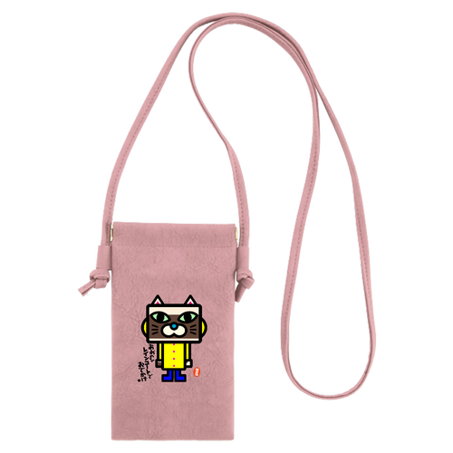 猫合羽 イージーオープンスマホネックポーチ