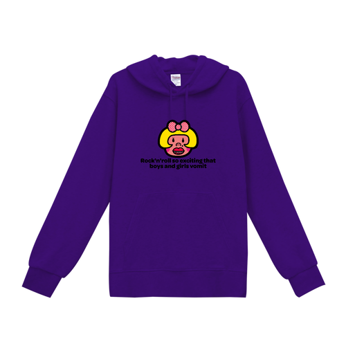 ガンボリブボ スタンダードWフードプルパーカー