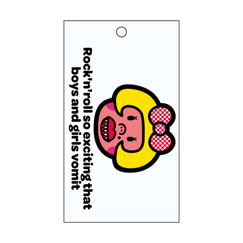 ガンボリブボ 短冊型アクリルキーホルダー (W40mm H70mm)