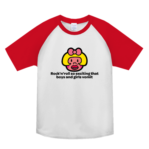 ガンボリブボ ヘビーウェイトラグランＴシャツ