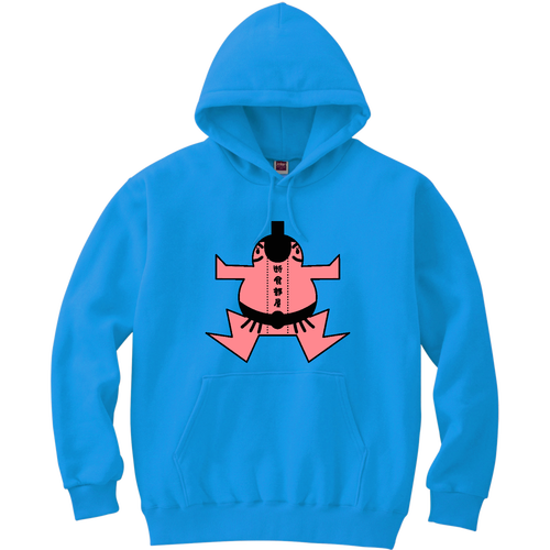 断食部屋 軽量プルパーカー (長袖プリント)