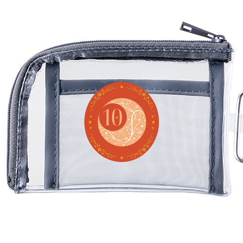 メッシュポーチM／Birth color moon cameo／10月 メッシュポケットクリアミニポーチ