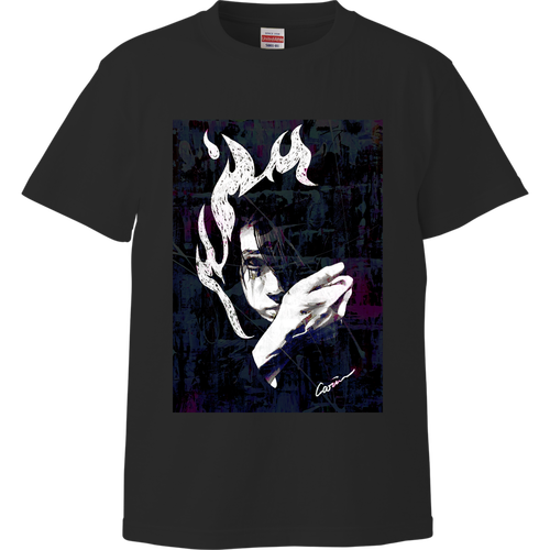 SIXXコラボレーションTシャツ「中森かりん」 ハイクオリティーTシャツ