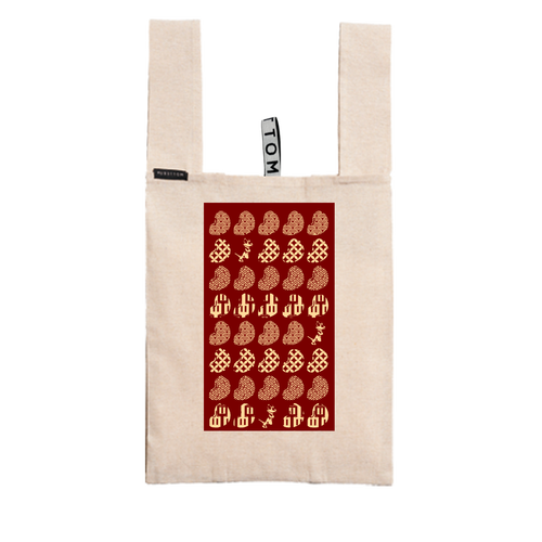 【2025】AZUKI和柄 バッグ クルリト　デイリーバッグ（再生コットン）