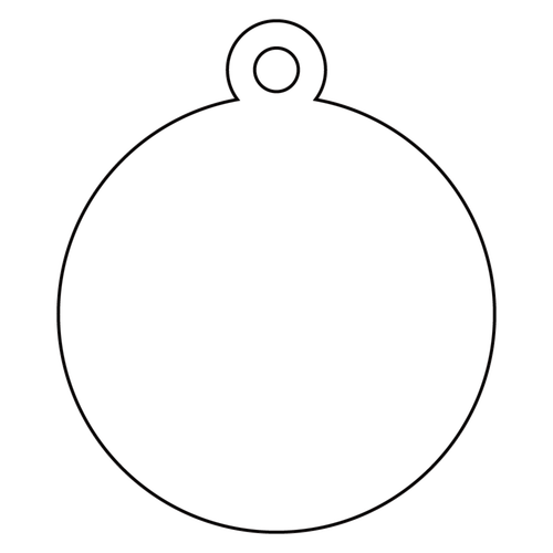 【2025】AZUKIロゴ アクリルキーホルダー(ロゴ白) アクリルキーホルダー　丸型 (4cm)