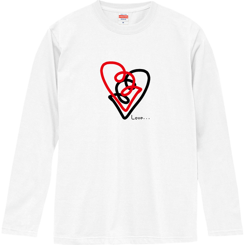 愛と輪(あいとは) ロングスリーブTシャツ