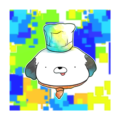 パてぃ(犬)　ミニハンカチ ラビットタッチ 20cmミニハンカチ