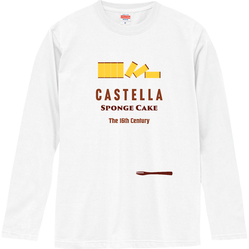 カステラ LogoStyle ロングスリーブTシャツ