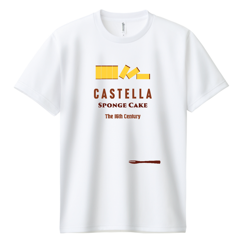 カステラ LogoStyle ドライＴシャツ
