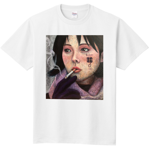 doclover タバコを吸う女 定番Ｔシャツ