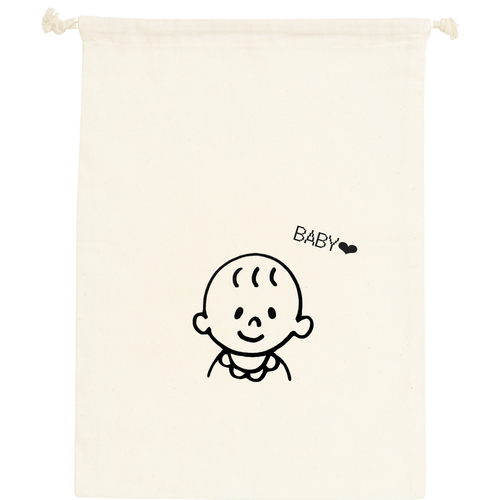 「2026年2月13日 16:19」に作成したデザイン コットン巾着（L）