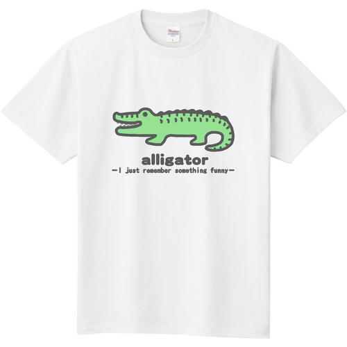 思い出し笑いのワニⅡ 定番Ｔシャツ