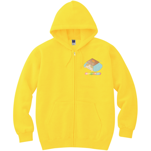 【猫はコタツで四角くなる】パーカー 軽量ジップアップパーカー