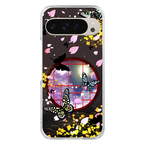 夜桜蝶 Google Pixel9/9Pro ハードケース