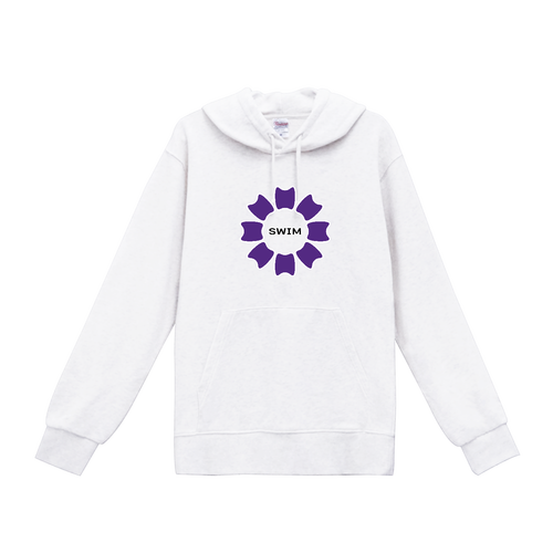 プルフラワー（V）（SWIM） スタンダードWフードプルパーカー