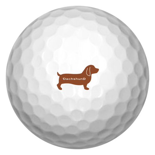 ダックスフント ゴルフボール(3個セット) ゴルフボール(3個セット)