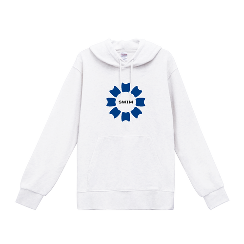 プルフラワー（B）（SWIM） スタンダードWフードプルパーカー