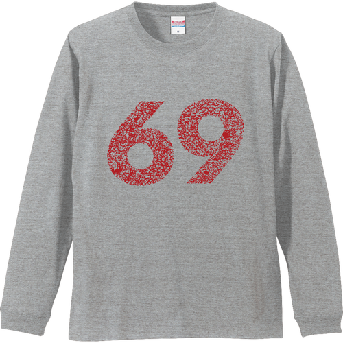 vintage 69・ヴィンテージ ROCK リブ付 ロングスリーブＴシャツ
