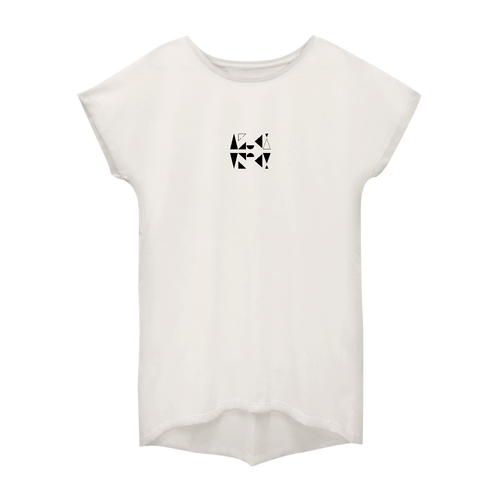 【2025】AZUKIロゴ レディースTシャツ(ロゴ黒) ウィメンズ ドルマン ワンピース