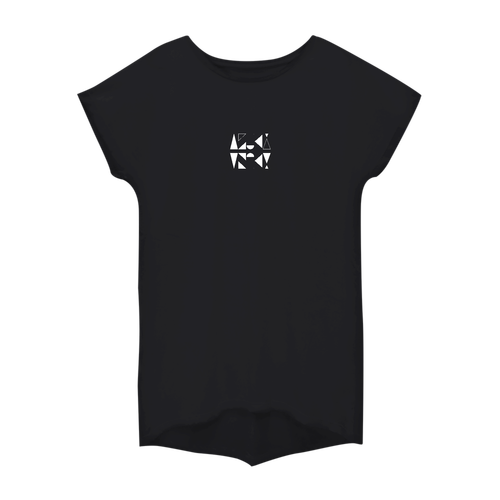 【2025】AZUKIロゴ レディースTシャツ(ロゴ白) ウィメンズ ドルマン ワンピース