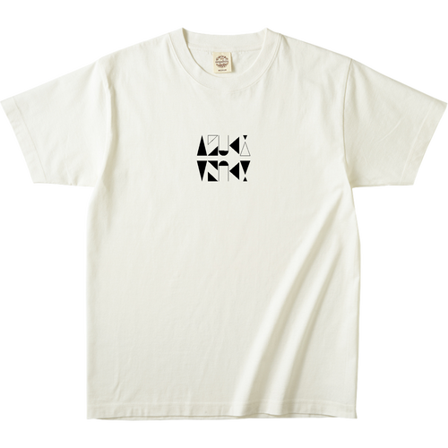 【2025】AZUKIロゴ Tシャツ(ロゴ黒) オーガニックコットンTシャツ