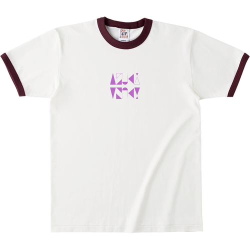 【2025】AZUKIロゴ Tシャツ(ロゴ紫) オープンエンドマックスウェイトリンガーTシャツ