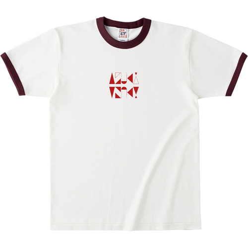 【2025】AZUKIロゴ Tシャツ(ロゴ赤) オープンエンドマックスウェイトリンガーTシャツ