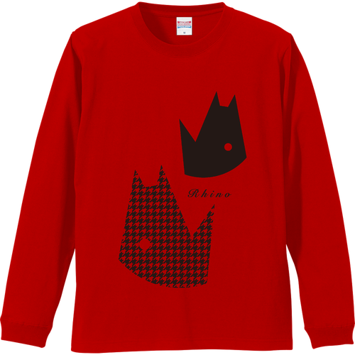 Rhino 1 リブ付 ロングスリーブＴシャツ