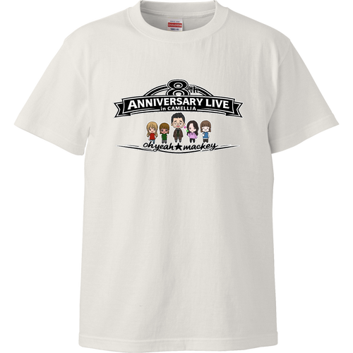 8周年記念ライブTシャツ　プリント大ver. ハイクオリティーTシャツ