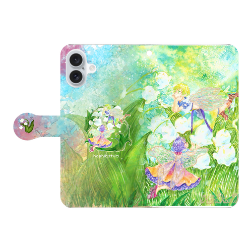 視えない世界 iPhone16 Plus 手帳型スマホケース