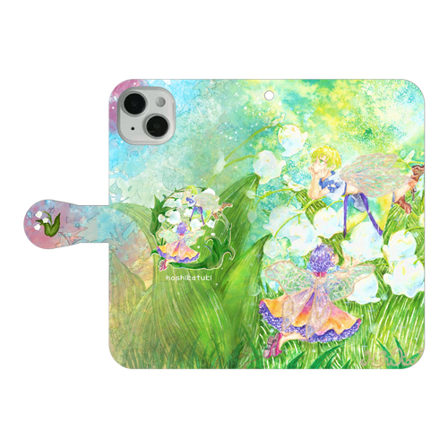 視えない世界 iPhone14 Plus 手帳型スマホケース