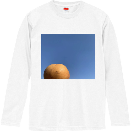 笑顔の梨の向こう側 ロングスリーブTシャツ