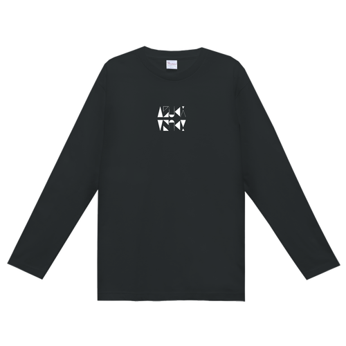 【2025】AZUKIロゴ ロングTシャツ(ロゴ白) ヘビーウェイト長袖Ｔシャツ