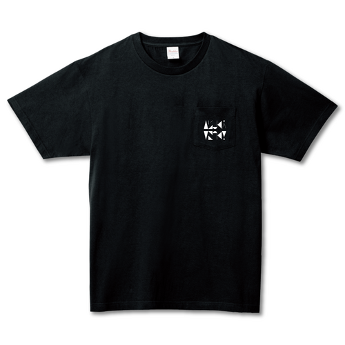 【2025】AZUKIロゴ Tシャツ(ロゴ白) ヘビーウェイトポケットTシャツ