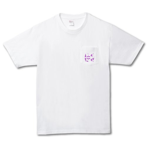 【2025】AZUKIロゴ Tシャツ(ロゴ紫) ヘビーウェイトポケットTシャツ